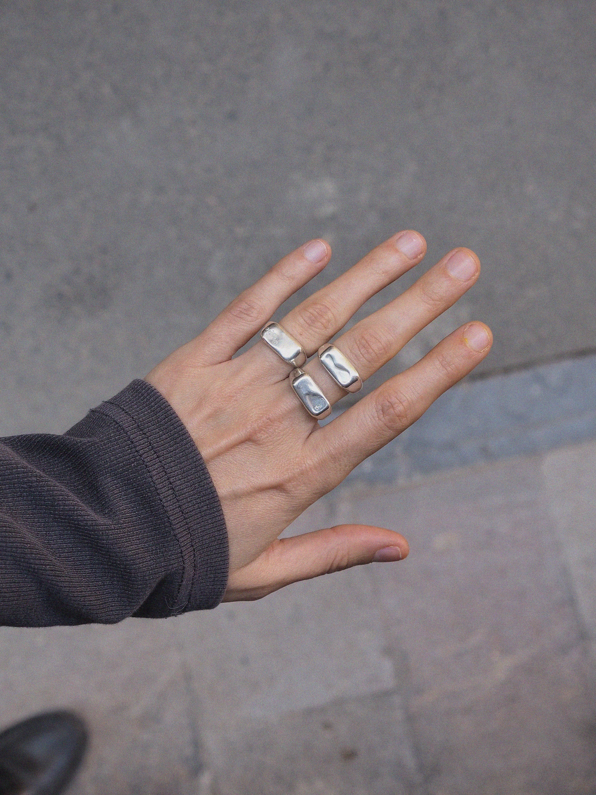 Anillo melted signet II