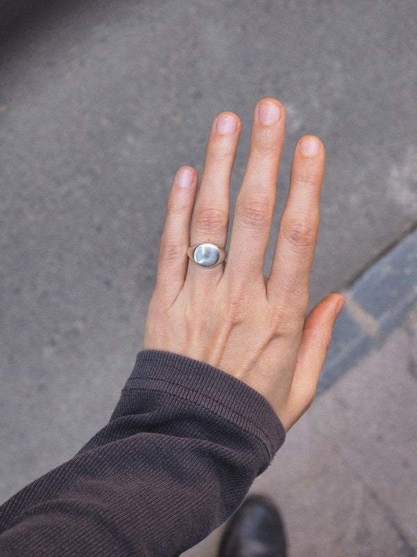 Anillo melted signet O