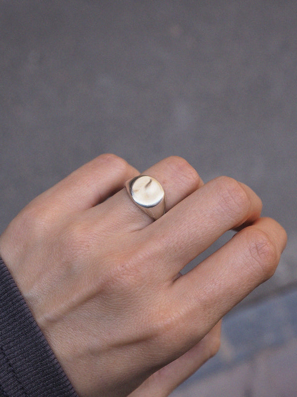 Anillo melted signet O