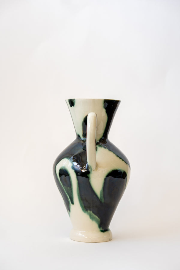 Moo Vase with Handles